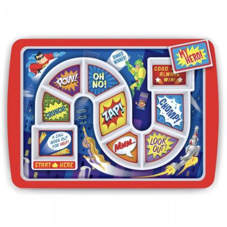 superhero winner plate